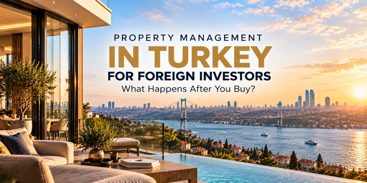 Property Management in Turkey for Foreign Investors: What Happens After You Buy?