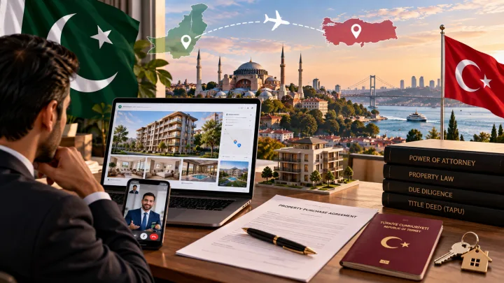 How to Buy Property in Turkey Remotely from Pakistan